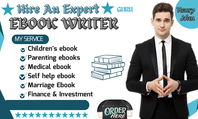 Gig Preview - Be your ebook ghostwriter for parenting guide, finance, health and fitness