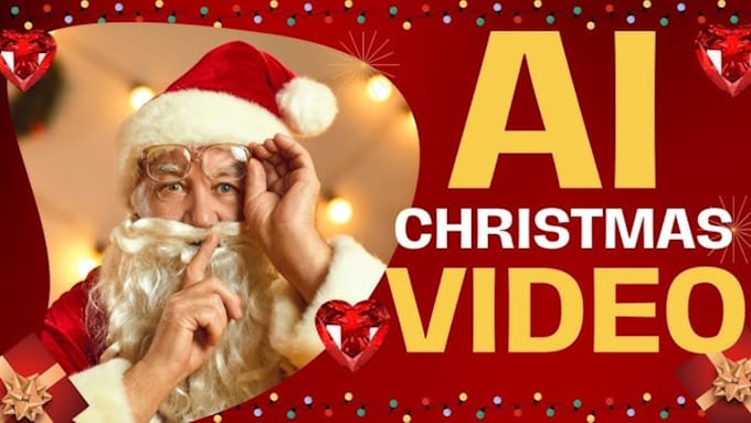 Gig Preview - Create a magical ai generated christmas video for your special holiday moments