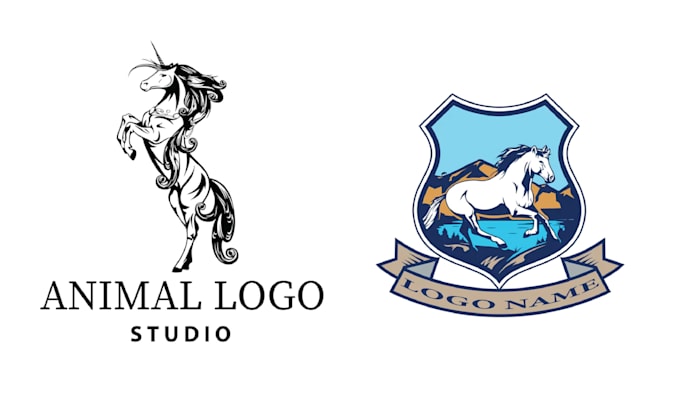 Gig Preview - Make animal equestrian farm horse logo