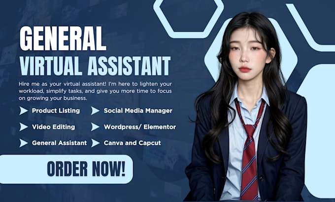 Gig Preview - Be your personal virtual assistant and social media manager