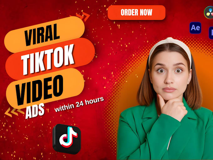 Gig Preview - Create tik tok video ads dropshipping product ads ugc ads tiktok ads