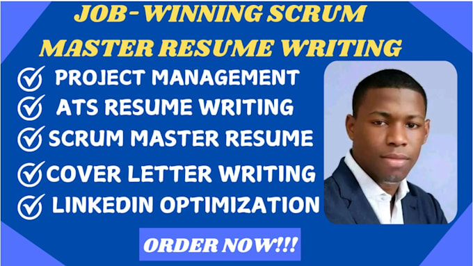 Gig Preview - Craft a winning project management and scrum master resume