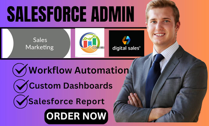 Gig Preview - Develop salesforce admin developer create custom solutions salesforce reports