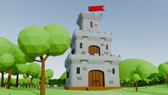 Bestseller - make a low or high poly 3d game asset in blender