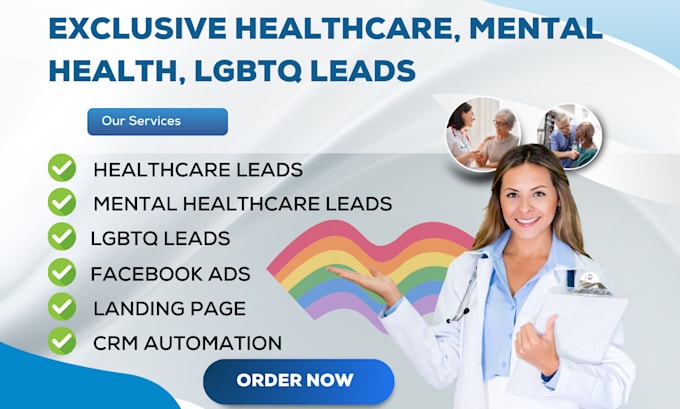 Gig Preview - Get exclusive healthcare, lgbtq, mental health care leads, build therapy website