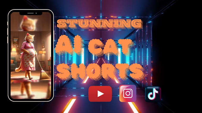 Gig Preview - Create adorable ai generated cat videos just for you