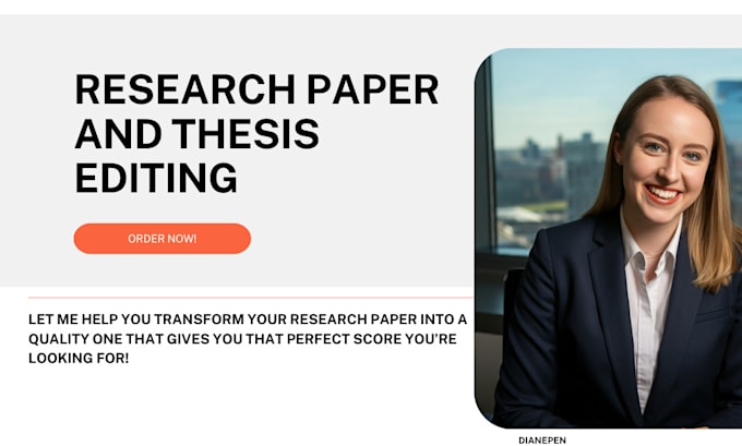 Gig Preview - Edit your qualitative research, research thesis and proposal, dissertation,essay