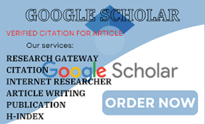 Gig Preview - Boost your citations count on google scholar