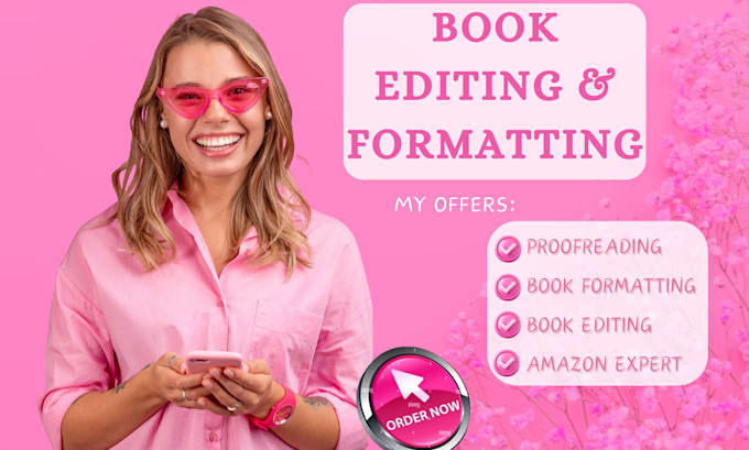 Gig Preview - Do professional book editing and formatting, amazon kdp