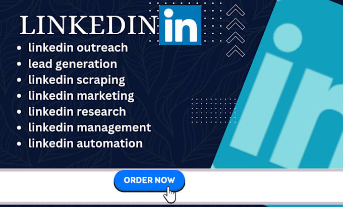 Gig Preview - Be linkedin outreach, zoominfo b2b lead generation