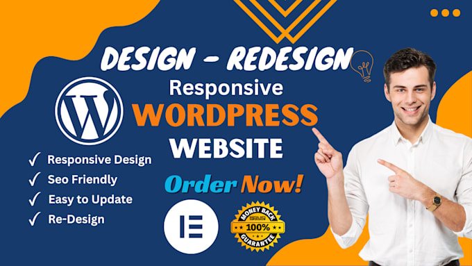 Gig Preview - Design and redesign clean and responsive wordpress website