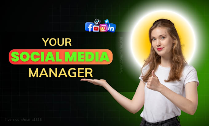 Gig Preview - Be your social media manager and content creator