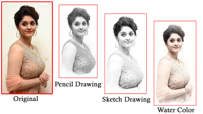 Gig Preview - Draw a pencil sketch portrait from the photo and give it in clear quality