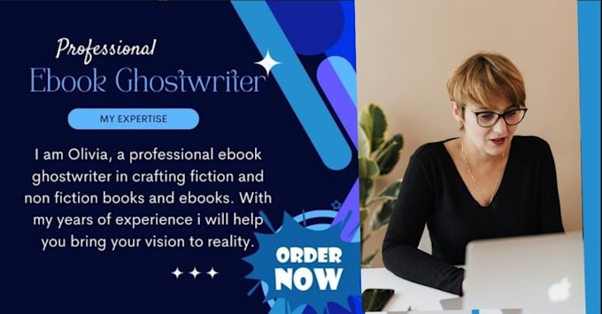 Gig Preview - Be your ebook ghostwriter, book writer for fiction and non fiction ebook