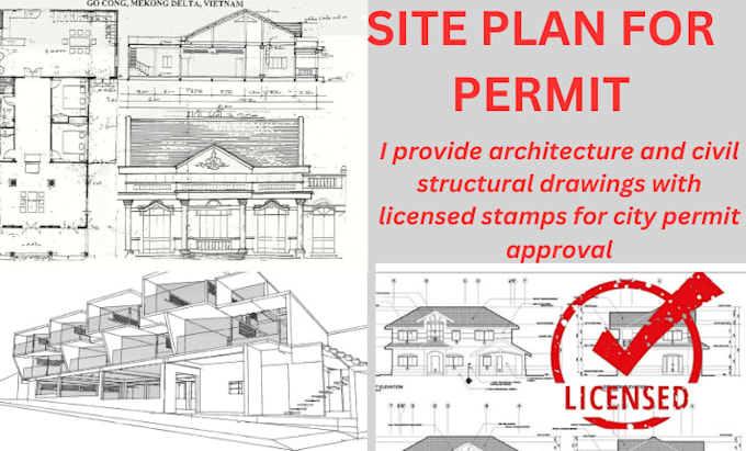 Gig Preview - Professional civil engineering and architectural drafting including US pe stamp