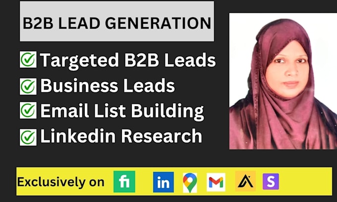 Gig Preview - Highly targeted b2b lead generation, and email list building