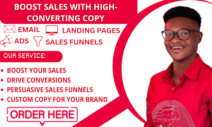 Gig Preview - Craft sales copy for sales page, sales funnel, landing page, sales coywriting