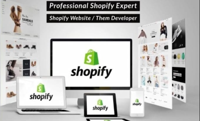 Gig Preview - Design your professional shopify store