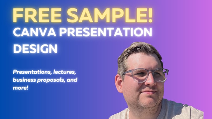 Gig Preview - Design a slideshow presentation in canva