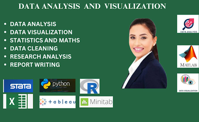 Gig Preview - Do statistical data analysis and visualizations in spss,python,excel,r,tableau