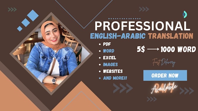 Bestseller - translate english to arabic or arabic to english