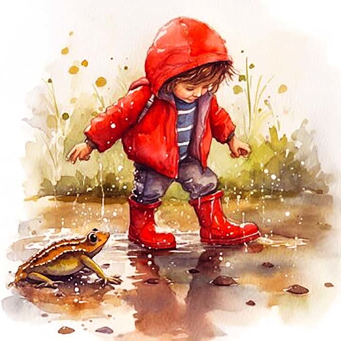 Bestseller - create a beautiful watercolor children story book illustrations