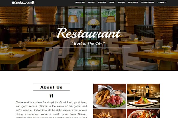 Bestseller - design grocery store, personal chef, catering, food, bakery, restaurant website