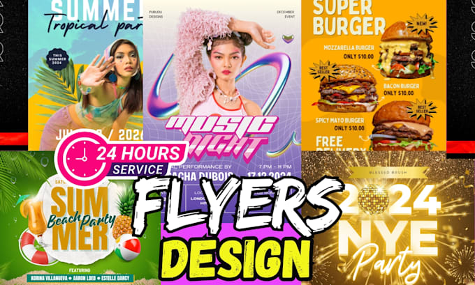 Gig Preview - Design your creative flyer with canva