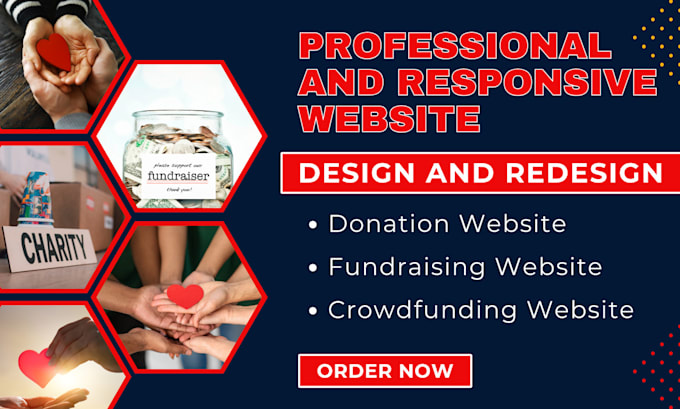 Bestseller - design donation website, crowdfunding website, fundraising website redesign