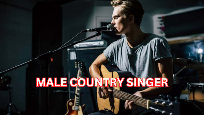 Gig Preview - Sing a custom cowboy nashvile male country song as male singer ghostwriter