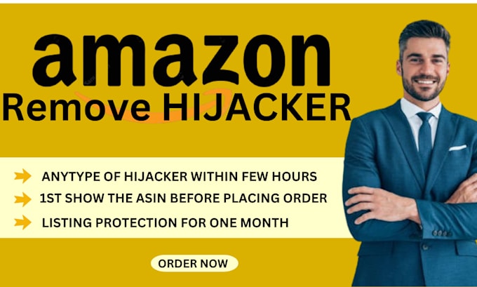 Gig Preview - Remove amazon hijacker seller from your product listing with in 24 hour