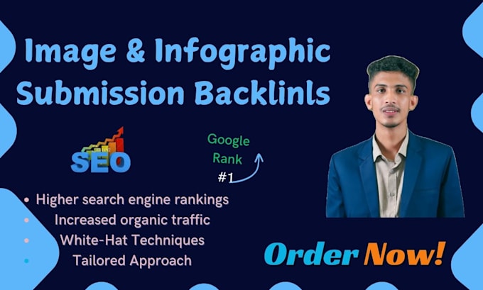 Gig Preview - Do quality image or infographic submission backlinks