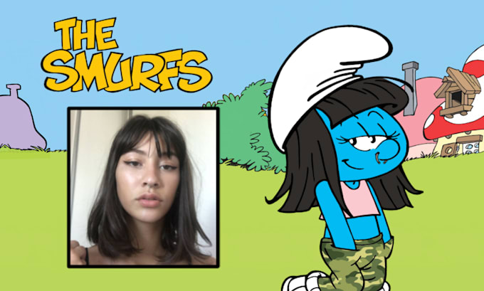 Gig Preview - Draw you as a smurf