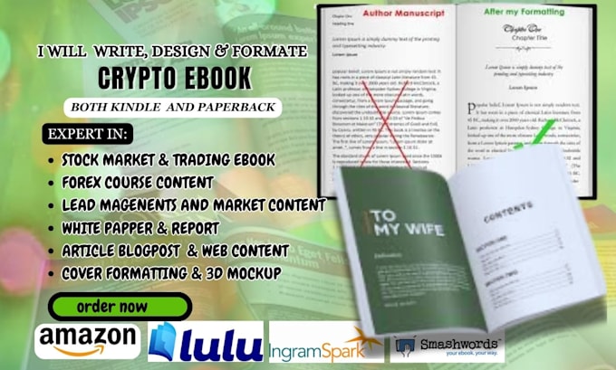 Gig Preview - Format design crypto white paper crypto ebook ico white paper nft