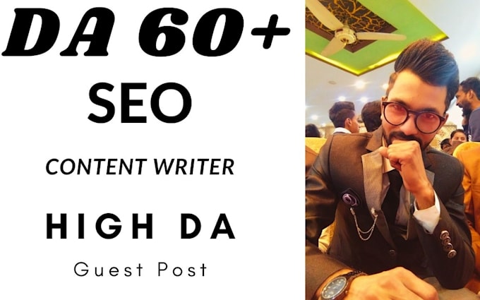 Gig Preview - Provide SEO content writing and  high da guest post backlink