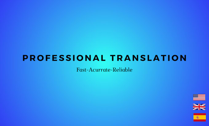 Gig Preview - Translate your documents from english to spanish professionally and on time