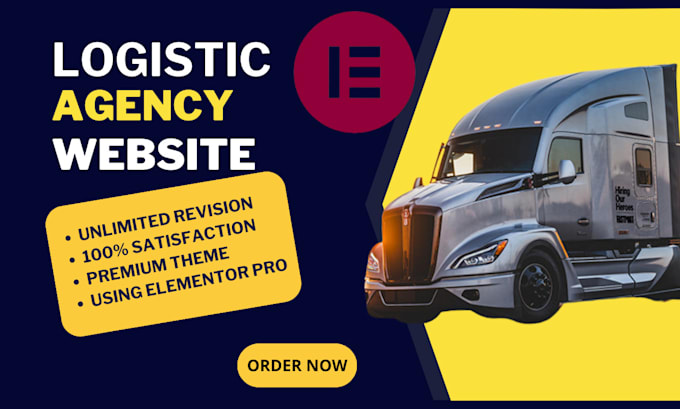 Gig Preview - Do logistic website courier website dispatch, freight truckling website logistic