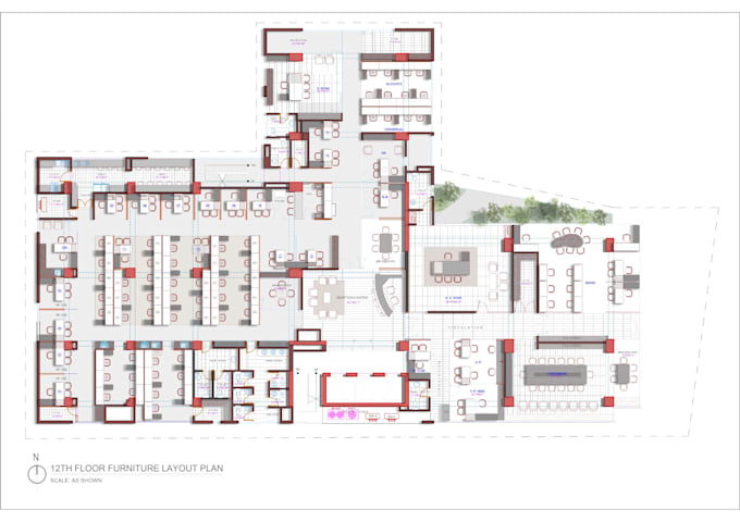 Gig Preview - Architectural plan render with ps