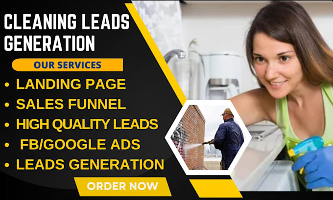 Gig Preview - Generate highly converting cleaning leads graffiti removal lead cleaning website