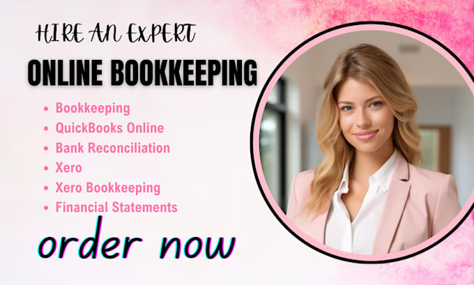 Gig Preview - Do setup, catch up, bookkeeping  bank reconciliation in quickbooks online, xero