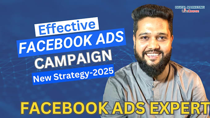 Gig Preview - Be your facebook ads campaign manager