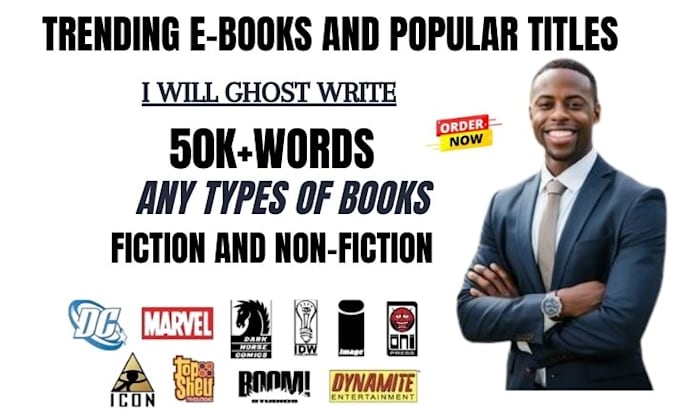 Gig Preview - Ghostwrite kindle ebook,  50,000 words nonfiction book, as a ghost book writer