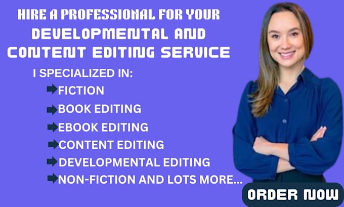 Gig Preview - Do professional developmental and content editing for your ebook and manuscript