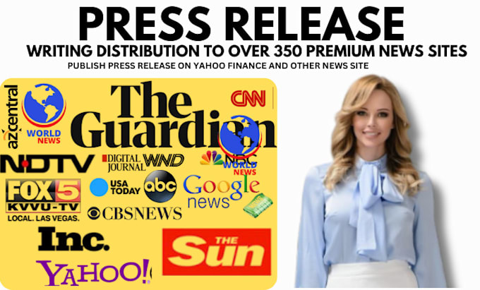 Gig Preview - Write your press release and distribute your press release to premium websites