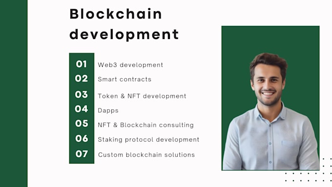 Gig Preview - Develop blockchain nft dapps, smart contracts, web3 ico, defi, token creation