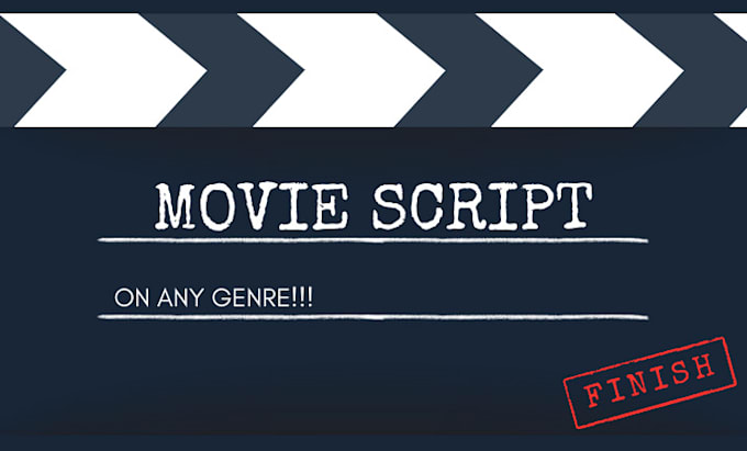 Gig Preview - Write a captivating movie scripts on any genre