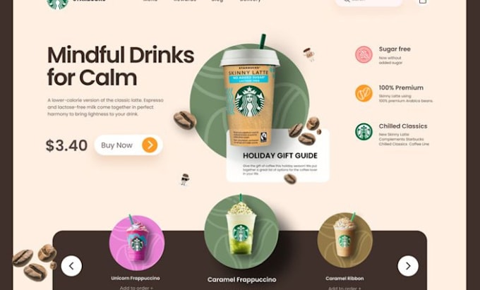 Bestseller - build a custom well optimized, responsive beverages website