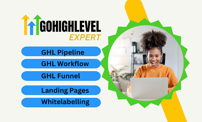 Gig Preview - Create gohighlevel workflows, forms surveys, funnels, websites in ghl