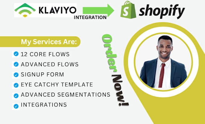 Gig Preview - Setup klaviyo email marketing flows klaviyo cyber monday shopify klaviyo expert