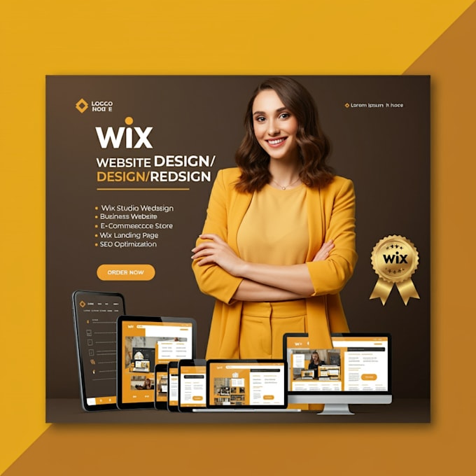 Gig Preview - Create stunning wix websites redesign wix figma to wix website design wix online